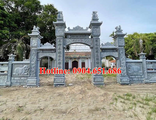 Lắp đặt cổng đá đẹp tại Lạng Sơn - 12 Mẫu cổng đá nhà thờ họ đẹp